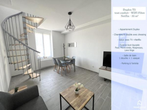 180B - Duplex T2 Tout Confort - Wifi Netflix